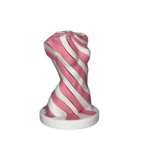 Pink Swirl Female Torso Sculpture